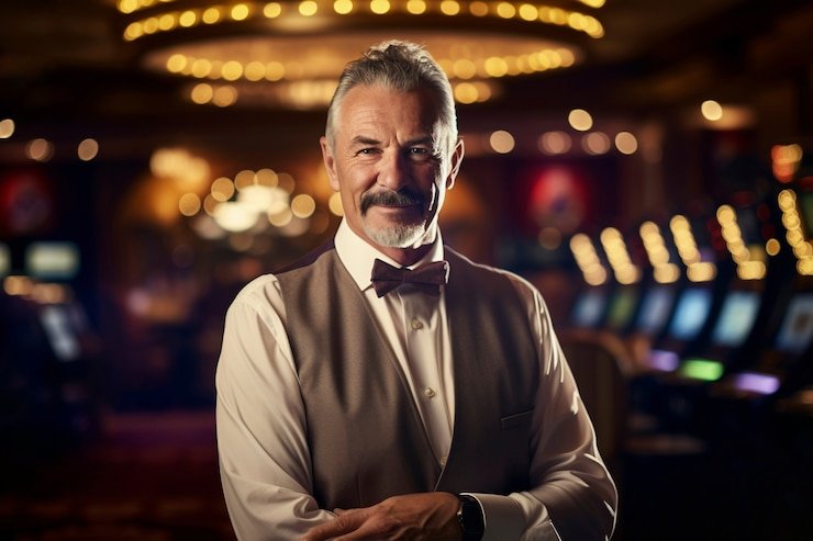 Live dealer roulette and blackjack studio